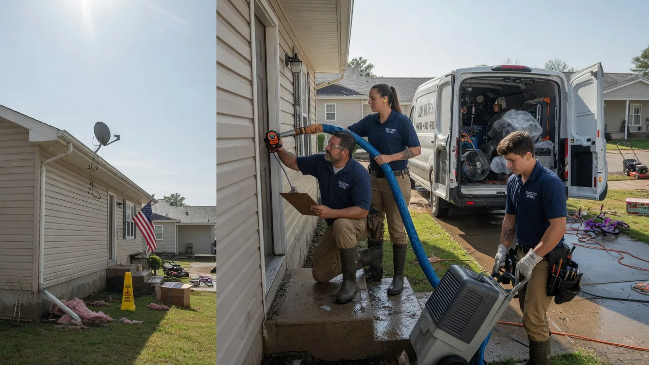 Ceiling Water Damage Restoration in Hoffman Estates, IL near me